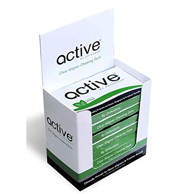 Active Orthodontic Chewing Gum 1-Month Supply 80 Count