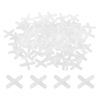 uxcell 2000Pcs Tile Spacers, 3mm 1/8" Cross Shape Wall Floor Tile Spacer Tiling Tools for Ceramic Tile Installation, White