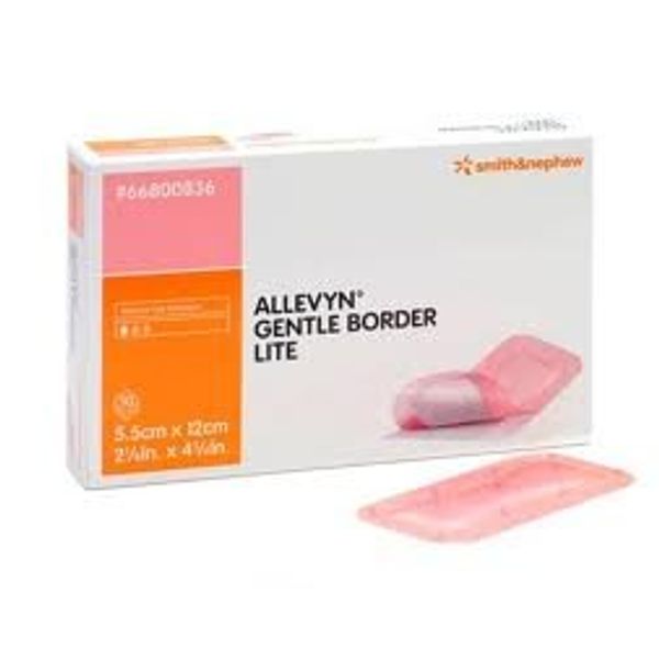 ALLEVYN Gentle Border Lite 8cm x 15cm (x10)