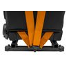 OpenWheeler Racing and Flight Simulation Cockpit Four Point Harness. Virtual Reality add-on. Orange