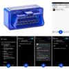OBD2 Scanner Mini ELM327 Bluetooth Car Code Reader for iPhone iOS, Android, PC