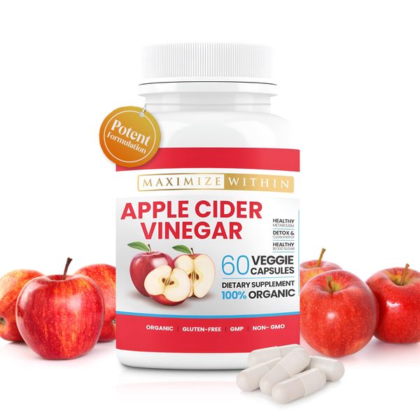 Maximum Slim Apple Cider Vinegar, 60 ct