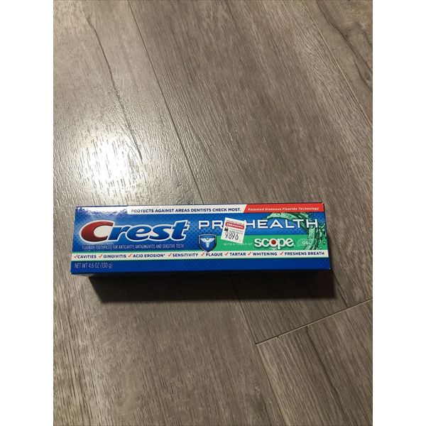 22 Crest Pro-Health with a Touch of Scope Whitening Toothpaste Exp 01/2021