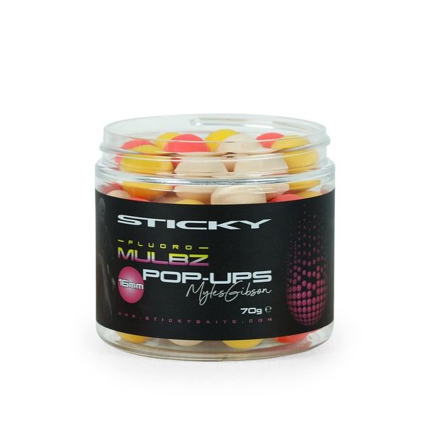 Sticky Baits Mulbz Fluoro Pop-Ups - 16mm, 1pc