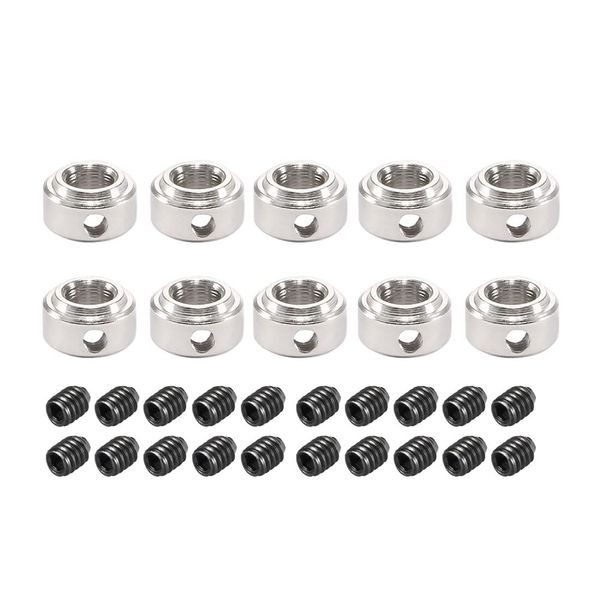 uxcell 10PCS RC Airplane Plane Landing Gear Wheel Stop 5.1mm Shaft Hole Dia.