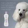BioSilk for Dogs Silk Therapy Whitening Shampoo | Best Dog Whitening Shampoo, 12 ounces