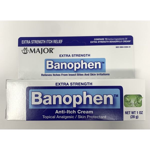 Major Banophen 2% Cream 28 g. (Each)