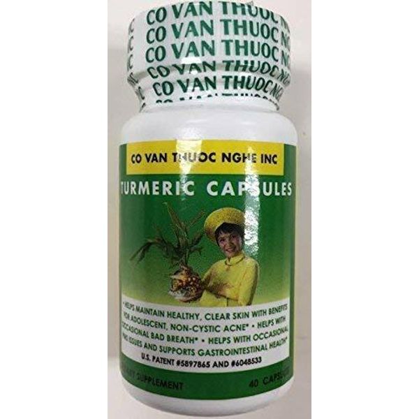 CO VAN THUOC NGHE TURMERIC 40 CAPSULES