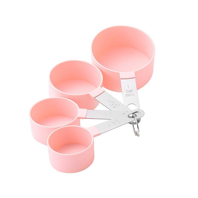 Dropship 8Pcs Plastic Measuring Spoons Cups Scale Teaspoon