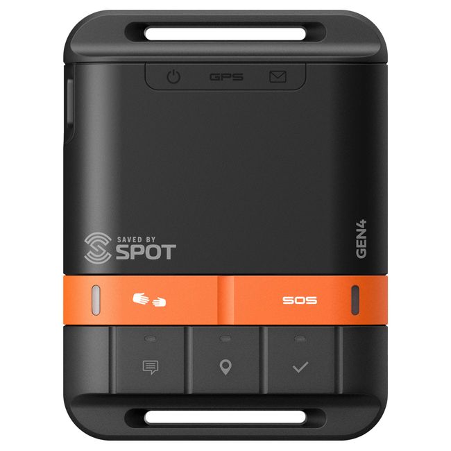 Spot Gen 4 Satellite GPS Messenger | Handheld Portable GPS Messenger for Hiking, Camping, Outdoor Activities | Globalstar Satellite Network Coverage | Subscription Applicable