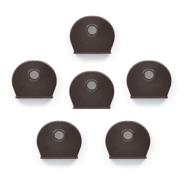 Merriway BH02752 (20 Pcs) Brown Key Cap Covers - Pack of 20 Pieces