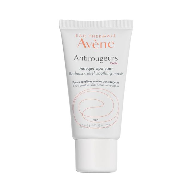 Eau Thermale Avene Antirougeurs CALM Soothing Repair Mask, Soothes Redness Prone Skin, Tinted Green, Hypoallergenic, 1.6 Fl Oz (Pack of 1)