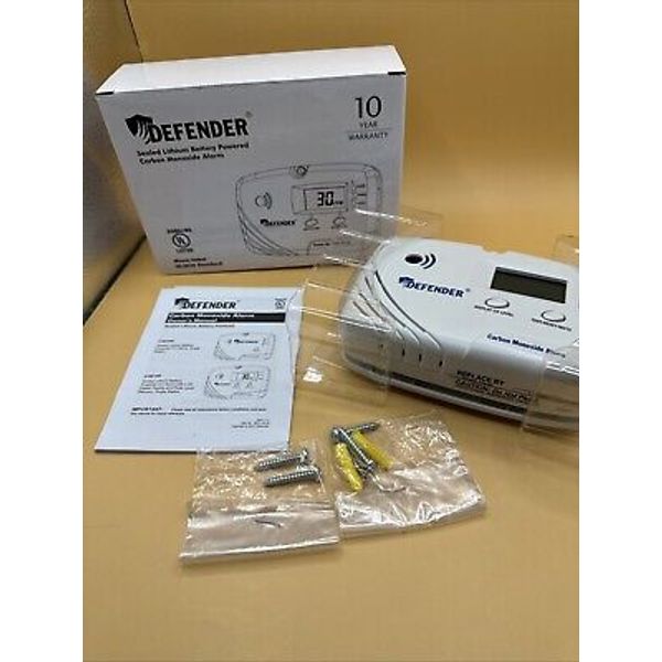 Defender CA6150 Carbon Monoxide Alarm *New In Box*