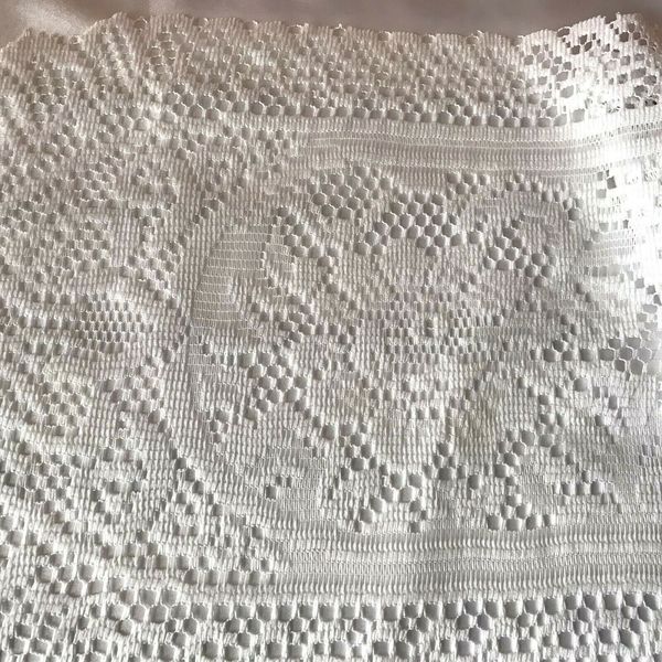 Christmas Easter Lace Tassel Table Runner Accent Holiday Home Decor White NEW