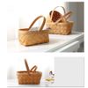 SEWACC Wicker Basket, Handmade, Durable, Flexible, Environmentally Friendly, Storage Container, Large