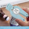 2Pcs Multi-Function Bottle & Jar Opener Set - Arthritis Aid Tool for Weak Hands Non-Slip Grip for Ring Pull Cans, Plastic Caps & Jar Lids | Ergonomic Blue Kitchen Gadgets