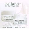 Delfanti • COLLAGEN 24K • Anti-Aging DUO pack • Day Cream jar PLUS Night Cream jar• Face and Neck Moisturizers with pure Hyaluronic Acid • Made in Italy