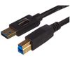 AmazonBasics USB 3.0/USB 3.0 Type B, 1.8m 1.8m USB A 3 x Micro-USB B Black