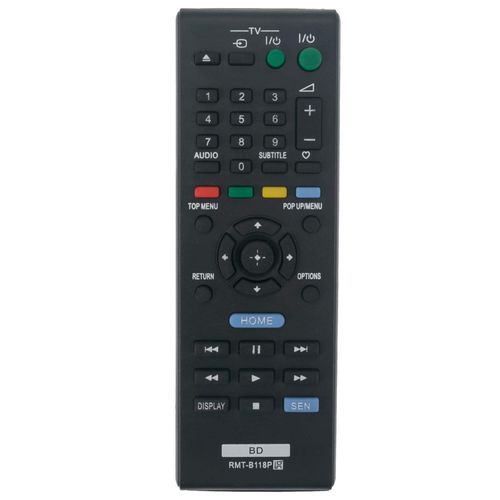 ECONTROLLY New Remote Control RMT-B118P for Sony Blu-ray BDP-S186 BDPS185 BDP-S185 BDP-BX18