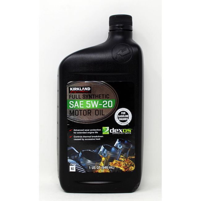 Kirkland Signature Full Synthetic SAE 5W-20 Motor Oil 1 Quart