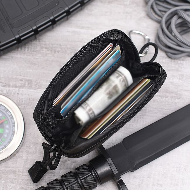 Outdoor Mini Tactical Wallet Men's EDC Molle Pouch Portable Key