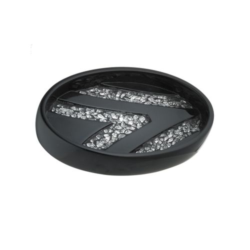 Popular Bath Sinatra Modern Bath Soap Dish Modern Classic Contemporary Decorative Beautiful Designs Bathroom Decor for Home Luxury Bath, Black