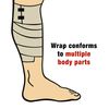 ACE 3 Inch Elastic Bandage with with Clips, Beige, Great for Elbow, Ankle, Knee and More, 1 Count