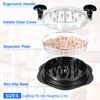 Large Chicken Breast Shredder Tool with Separate Plate Non-Slip Bottom