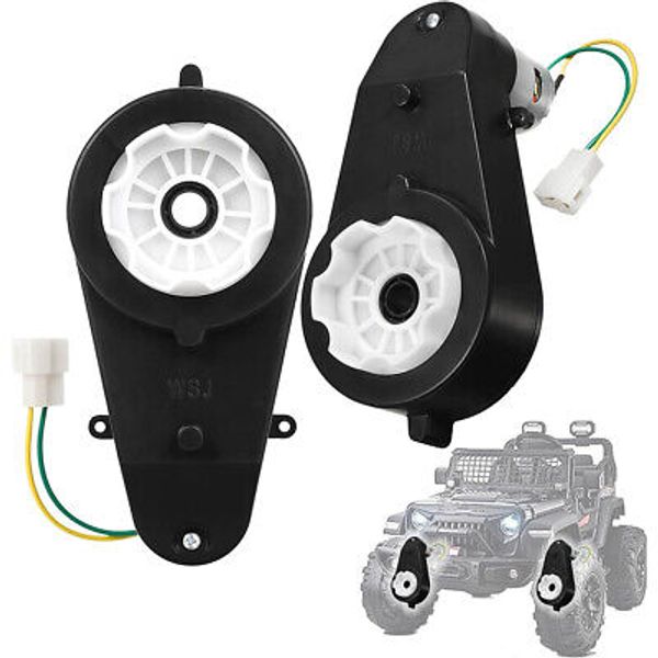 1 Pair 12V Power Wheels Gearbox 40000rpm Motor for Electric Car Kids Ride On Toy