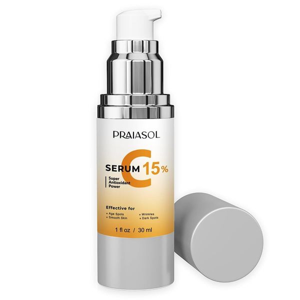 WIAONE Vitamin C Face Serum, Super Vitamin C Serum for Facial Use, Anti Aging Face Serum, Vitamin C Serum Suitable for Mature Skin, Targets Age Marks, Wrinkles, and Smoothes Skin Texture. 1 fl oz.