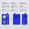 EVAP Automotive Smoke Machine Leak Detector Vacuum Diagnostics Pipe Leak Tester