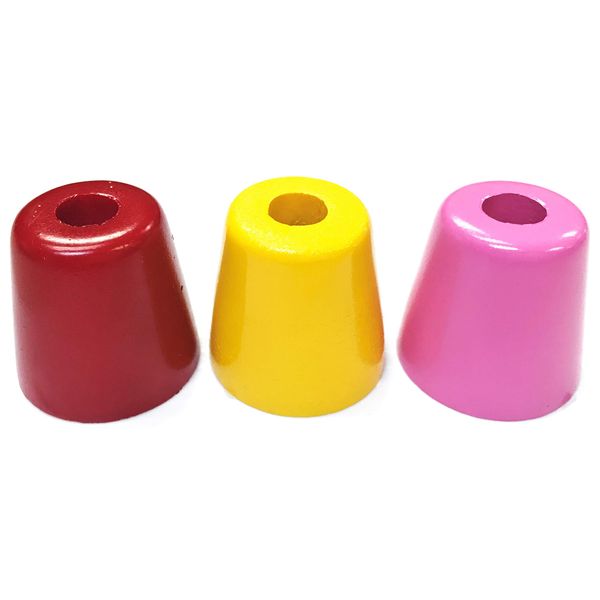 Eclipse Novelty Bright Colored Cermaic Cigarette Snuffer, Smoke Head Stop, 3ct, BUTT41L-3