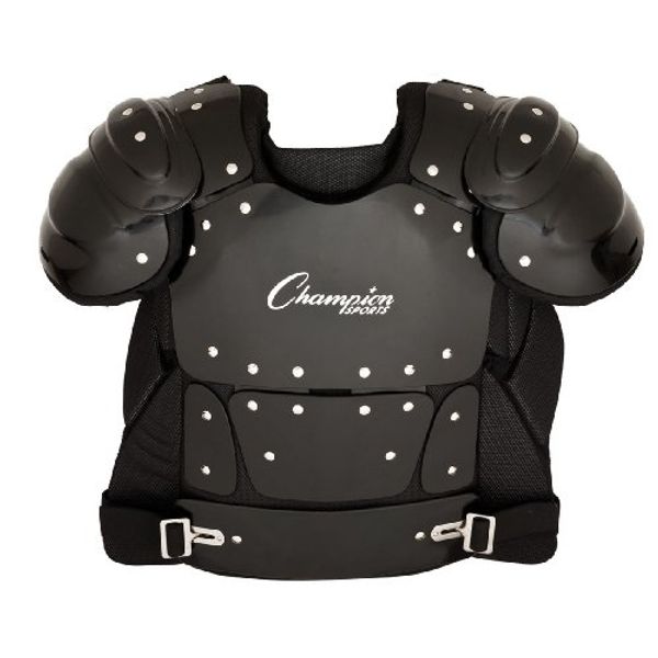 Champion Sports Umpire Chest Protector: 13 Inch Lightweight Soft Shell Umpire Armor for Softball & Baseball Equipment