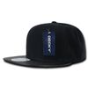 DECKY Acrylic/Vinyll Snapbacks, Black