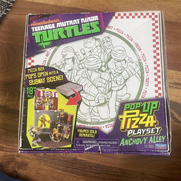 Playmates Nickelodeon TMNT Pop Up Pizza Playset Anchovey Alley