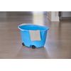 Quickie EZ-Glide 20 Quart Blue Bucket on Wheels (20000ZQK)