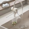 Mama Kura, No Triangular Corner Necessary, Kitchen Triangular Corner Garbage Bin Faucet, Large Opening