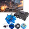 miadore N64 Controller, Classic Wired Game Controller for N64 System (Clear Blue)