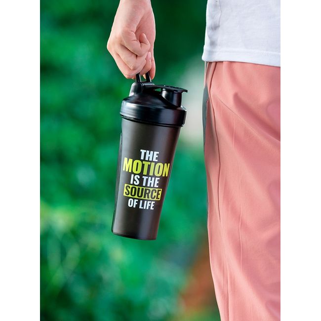  600ml Portable Protein Powder Shaker Bottle Leak Proof