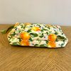 Toiletry Bag in a Cute Orange Blossom Print