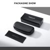 RB.Pilot Reading Glasses for Men Square Double Bridge Blue Light Blocking Computer Readers (grayness, 2.25)