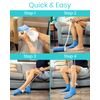 Vive Sock Aid - Easy On and Off Stocking Slider - Donner Pulling Assist Device - Sock Helper Aide Tool - Puller for Elderly, Senior, Pregnant, Diabetics - Pull Up Assistance Help