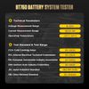 12V 24V Car Battery Tester Battery Load Tester Cranking Charging with Printer