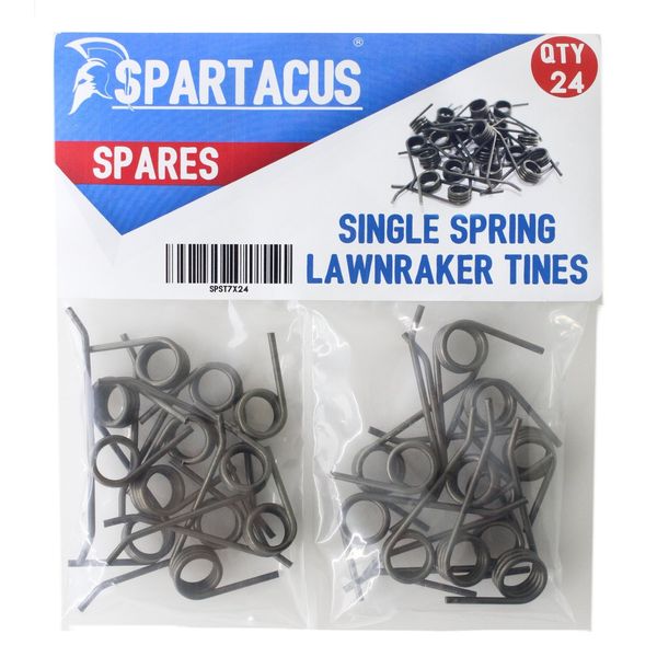 24 x Spartacus Replacement Lawn Raker Scarifier Tines Tynes For Mac Allister MSRP1800