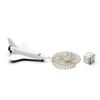 Miniblings Spaceship Chain Necklace 80cm Rocket Shuttle Space Aircraft White