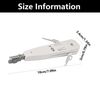Punch Down Tool Cat6, Punchdown Tool, Data Punch Down Tool, Professional Ethernet Punch Down Tool, for Rj45 Socket Cat5/Cat6/Ca7 & Telephone Cable Impact Terminal Insertion Tools