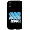 Blue OhNooooo! Blue Graphic Case for iPhone X/XS