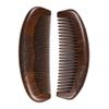 High Quality Wooden Comb, Ebony Wood Comb, Half Moon, U-Shaped, Anti-Static, Comb, Scalp Care, Hair Care, Beauty Equipment, Flower Pattern, Sculpture, Retro Style, Hair Comb, Hair Accessory, Souvenir, Gift, Mother's Day, Present, B Type
