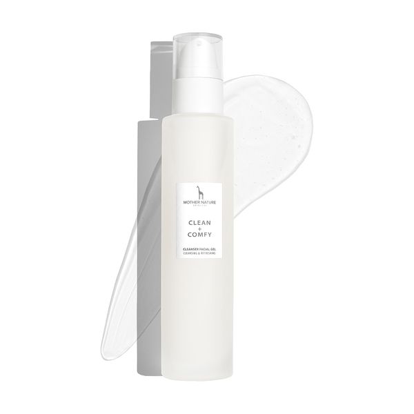 Waschgel zur Gesichtsreinigung mit Salicylsäure & Bio Aloe Vera 150ml - Naturkosmetik Face Cleanser zur Gesichtspflege mit Hyaluron - Anti Pickel Reinigungsgel gegen Unreine Haut by Mother Nature