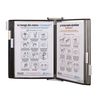 Sterifold Display System Wall-mounted Expandable with 10 Anti-microbial Pivoting Pockets A4 Ref TAA414507